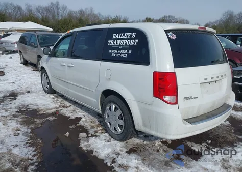 2016 Dodge Grand Caravan Se из США, поврежденный, VIN 2C4RDGBG2GR358084